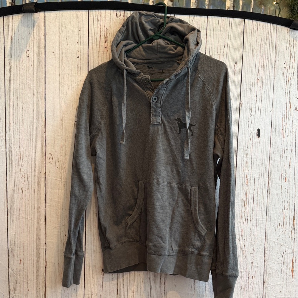 The Black Dog Gray Pullover Hoodie
